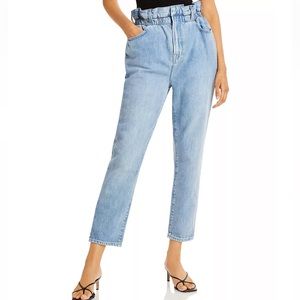 FRAME elastic waist jeans in meridian